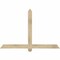 Ekena Millwork Eugene Rough Sawn Timber Gable Bracket, Douglas Fir, 60"W x 40"H x 2"D x 4"F, 16/12 Pitch GBW060X40X0204EUG00RDF - alternate 1